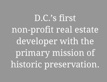 The L'Enfant Trust D.C.'s first non-profit real estate developer